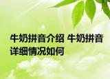 牛奶拼音介绍 牛奶拼音详细情况如何