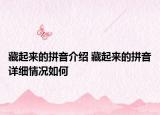 藏起来的拼音介绍 藏起来的拼音详细情况如何