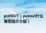 putOUT（putout什么意思简介介绍）