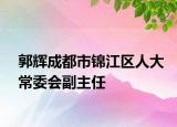 郭辉成都市锦江区人大常委会副主任