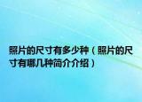照片的尺寸有多少种（照片的尺寸有哪几种简介介绍）