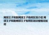 网球王子和新网球王子有何区别介绍 网球王子和新网球王子有何区别详细情况如何