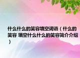 什么什么的笑容填空词语（什么的笑容 填空什么什么的笑容简介介绍）
