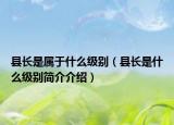县长是属于什么级别（县长是什么级别简介介绍）