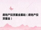 房地产投资基金基础（房地产投资基金）