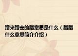 蹭来蹭去的蹭意思是什么（蹭蹭什么意思简介介绍）