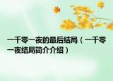 一千零一夜的最后结局（一千零一夜结局简介介绍）
