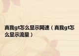 真我gt怎么显示网速（真我gt怎么显示流量）