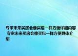 专家未来买房会像买包一样方便详细内容 专家未来买房会像买包一样方便具体介绍