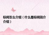标间怎么介绍（什么是标间简介介绍）