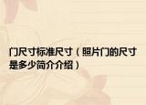 门尺寸标准尺寸（照片门的尺寸是多少简介介绍）