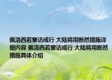 佩洛西若窜访成行 大陆将用断然措施详细内容 佩洛西若窜访成行 大陆将用断然措施具体介绍