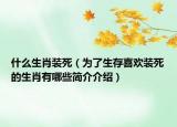 什么生肖装死（为了生存喜欢装死的生肖有哪些简介介绍）