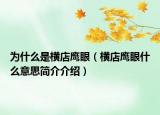 为什么是横店鹰眼（横店鹰眼什么意思简介介绍）