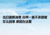 当日最新消息 花呗一直不涨额度怎么回事 原因在这里