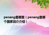 penang是哪里（penang是哪个国家简介介绍）