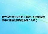 楚乔传中演宇文怀的人是谁（电视剧楚乔传宇文怀的扮演者是谁简介介绍）