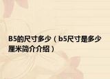 B5的尺寸多少（b5尺寸是多少厘米简介介绍）