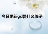今日更新gd是什么牌子