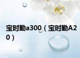 宝时勤a300（宝时勤A20）