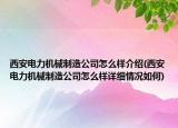 西安电力机械制造公司怎么样介绍(西安电力机械制造公司怎么样详细情况如何)