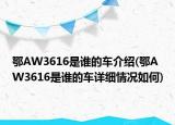 鄂AW3616是谁的车介绍(鄂AW3616是谁的车详细情况如何)