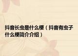 抖音长虫是什么梗（抖音有虫子什么梗简介介绍）
