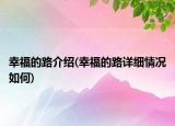 幸福的路介绍(幸福的路详细情况如何)