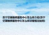苏宁空调维修服务中心怎么样介绍(苏宁空调维修服务中心怎么样详细情况如何)