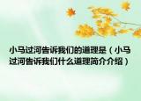 小马过河告诉我们的道理是（小马过河告诉我们什么道理简介介绍）