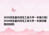 2020河北省内河北工业大学一本线介绍(2020河北省内河北工业大学一本线详细情况如何)