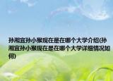 孙湘宜孙小猴现在是在哪个大学介绍(孙湘宜孙小猴现在是在哪个大学详细情况如何)