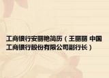 工商银行安丽艳简历（王丽丽 中国工商银行股份有限公司副行长）