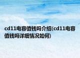cd11电容值钱吗介绍(cd11电容值钱吗详细情况如何)