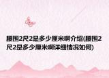 腰围2尺2是多少厘米啊介绍(腰围2尺2是多少厘米啊详细情况如何)