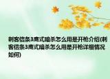 刺客信条3鹰式暗杀怎么用是开枪介绍(刺客信条3鹰式暗杀怎么用是开枪详细情况如何)