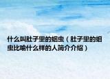 什么叫肚子里的蛔虫（肚子里的蛔虫比喻什么样的人简介介绍）