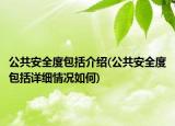 公共安全度包括介绍(公共安全度包括详细情况如何)