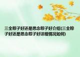 三全粽子好还是思念粽子好介绍(三全粽子好还是思念粽子好详细情况如何)