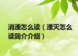 消湮怎么读（湮灭怎么读简介介绍）