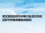 武汉货拉拉好不好做介绍(武汉货拉拉好不好做详细情况如何)