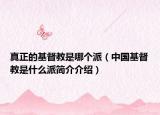 真正的基督教是哪个派（中国基督教是什么派简介介绍）