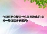 今日更新心梗是什么原因造成的(心梗一般住院多长时间)