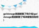 goldenage男团解散了吗介绍(goldenage男团解散了吗详细情况如何)