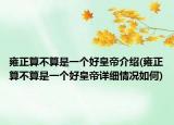 雍正算不算是一个好皇帝介绍(雍正算不算是一个好皇帝详细情况如何)