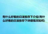 有什么好看的日漫推荐下介绍(有什么好看的日漫推荐下详细情况如何)
