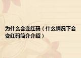 为什么会变红码（什么情况下会变红码简介介绍）