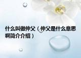什么叫做仲父（仲父是什么意思啊简介介绍）