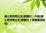 迪士尼所有公主(附图片）介绍(迪士尼所有公主(附图片）详细情况如何)