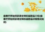 魔兽世界如何获得坐骑机械路霸介绍(魔兽世界如何获得坐骑机械路霸详细情况如何)